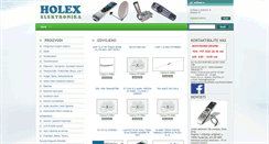 Desktop Screenshot of holex.hr